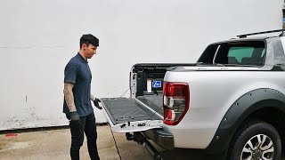 HOW TO FIT FORD RANGER TAILGATE DAMPER [upl. by Aillemac211]