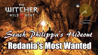 The Witcher 3 Wild Hunt Open Philippas Hideout l Redanias Most Wanted [upl. by Mcgurn]