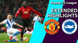 Manchester United v Brighton  PREMIER LEAGUE EXTENDED HIGHLIGHTS  11919  NBC Sports [upl. by Colt]