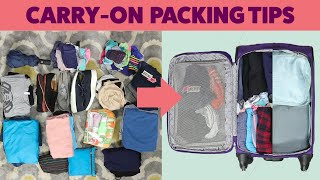 How To Pack A CarryOn Suitcase For A TwoWeek Trip [upl. by Berglund]