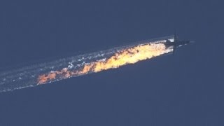 New video shows Russian plane crashing after shot down [upl. by Aggappera]