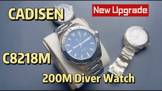 CADISEN New Diver  C8218M Unboxing Review [upl. by Aerdnaz]