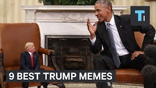 9 Best Memes From Trumps First 100 Days In Office [upl. by Shargel249]