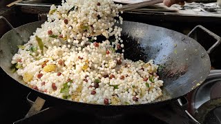 Authentic Sabudana Khichdi  Maharashtrian Breakfast Dish  Indian Street Food [upl. by Regdor380]