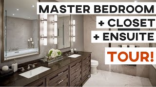 MASTER BEDROOM  CLOSET  ENSUITE TOUR [upl. by Airetnahs]