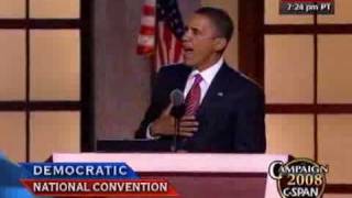 CSPAN Sen Barack Obamas Full Speech to the DNC [upl. by Uohk]