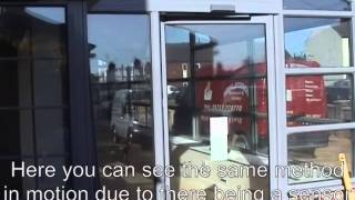 Automatic Swing Door Operator Demonstration [upl. by Lleynad494]