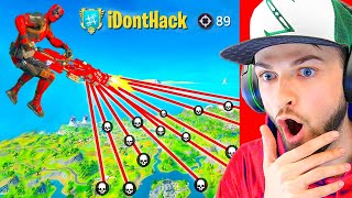 AIMBOT HACKER in Fortnite is INSANE CRAZY HACKS [upl. by Wendelina868]