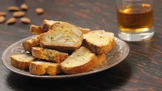 Original Italian Cantucci Biscuits Recipe  Almond Biscotti  How Tasty Channel [upl. by Letnohc13]