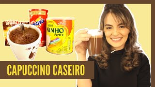 CAPUCCINO CASEIRO CREMOSO  2ª Versão COMPLETÃO [upl. by Dnyletak]