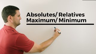 Absolutes relatives MaximumMinimum Übersicht Extrema Unterschiede  Mathe by Daniel Jung [upl. by Audwin483]