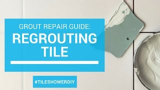 Regrouting a Tile Shower or Bathroom Floor [upl. by Golliner78]