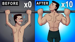 Go from 0 to 10 PullUps FAST [upl. by Ddal659]