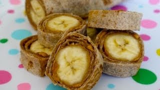 Snack Food Recipes for Kids How to Make Banana Bites for Children  Weelicious [upl. by Dnalrag]