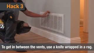 How To Clean Air Vents  Home Hacks [upl. by Cleo921]