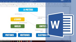 Como hacer un MAPA CONCEPTUAL en WORD 2020 [upl. by Bibbie]