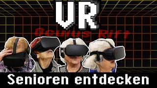 VR  Oculus Rift  Senioren entdecken Technik [upl. by Tamqrah]