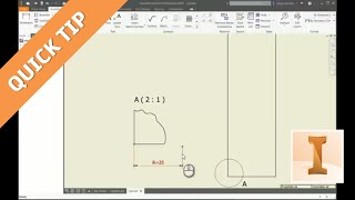 Quick Tip  Radial Dimensions in Detail View [upl. by Atelahs]