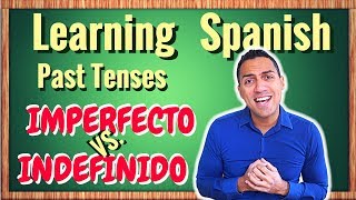 Learn SPANISH intermediate  difference between IMPERFECTO imperfect and INDEFINIDO simple past [upl. by Bergren]