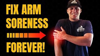 How To FIX ARM SORENESS In Baseball 3 WAYS [upl. by Dettmer]