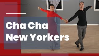 Cha Cha New Yorkers Lesson For Beginners [upl. by Crispa]