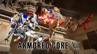 Gundam Barbatos Lupus Rex  Armored Core 6 Powerful Kicks Punch Build [upl. by Prem]