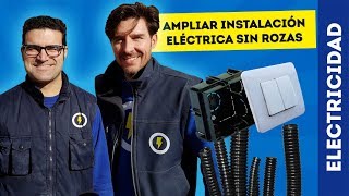 CÓMO AMPLIAR INSTALACIÓN ELÉCTRICA SIN ROMPER PARED [upl. by Bertila256]