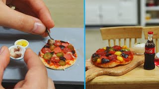 Mini Food  Mini Pizza Mini Türk Mutfağı [upl. by Nailimixam]