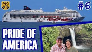 NCL Pride Of America Pt6  Kilauea Overlook Steam Vents Shave Ice Rainbow Falls Cadillac Diner [upl. by Doll594]