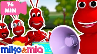 Ants Go Marching One By One Song  Best Nursery Rhymes for Kids  Rhymes Videos by Mike and Mia [upl. by Bobbette]