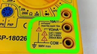 Multimeter Anleitung [upl. by Bucky341]