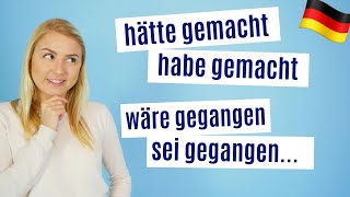 Deutsche Grammatik Konjunktiv I Vergangenheit  indirekte Rede│B2C2 [upl. by Potash]