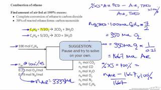 Percent Excess Air Combustion [upl. by Manthei]