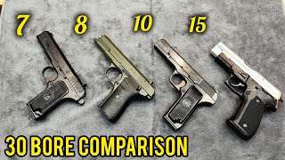 30 Bore 7810 amp 15 Shot Comparison [upl. by Atrahc779]