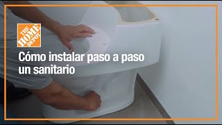 Cómo instalar paso a paso un sanitario  Baños  The Home Depot Mx [upl. by Harihs74]