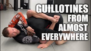 Guillotines from Almost Everywhere  JiuJitsu Submission Essentials [upl. by Pandolfi146]