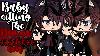 Babysitting the Demons Son  Original Gacha Life Mini Movie [upl. by Slinkman]