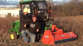 61quot Fixed Flail Mower WILL IT WORK on Subcompact Tractor [upl. by Lach153]