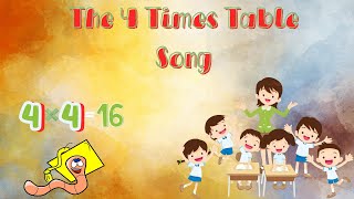 The 4 Times Table Song Multiplying by 4  Silly School Songs [upl. by Ttocs95]