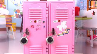 School Locker Back to School 🌸 Rentrée Scolaire 2022 Casier Poupée [upl. by Patrizia752]