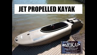 New Jet Propelled Kayak IN ACTION Mokai  Power Boat  Arrowhead Hunting  Fishing  Treasure Hunt [upl. by Dnesnwot]