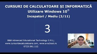 Curs de Windows 10  Utilizare PC pentru incepatori  3  11  Ferestre meniuri comenzi [upl. by Frayda]