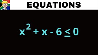 2b Quadratic inequalities grade 11  Try [upl. by Iolenta614]