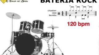 Bateria rock 120 bpm [upl. by Ney]