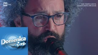 Simone Cristicchi canta quotAbbi cura di mequot  Domenica In 17022019 [upl. by Edlitam]