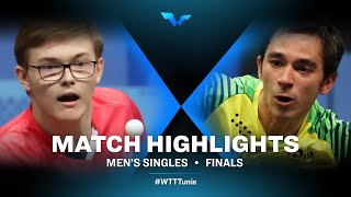 Alexis Lebrun vs Hugo Calderano  MS  WTT Contender Tunis 2022 Finals [upl. by Barncard]