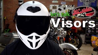 Lets talk motorcycle helmet visors [upl. by Eittik106]