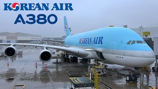 🇺🇸 Los Angeles LAX to Seoul ICN 🇰🇷 Korean Air Airbus A380  FULL FLIGHT REPORT Polar route [upl. by Raamal]