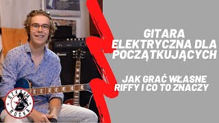 Jak zacząć grać na gitarze ELEKTRYCZNEJ cz1 [upl. by Okoy]