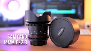 Samyang 14mm F28 Cine Lens Review T31 [upl. by Johen170]